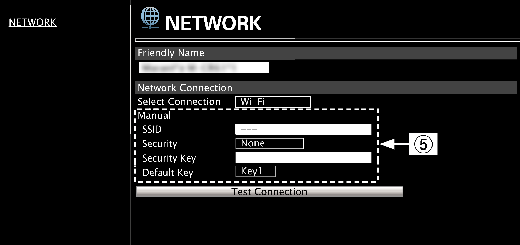 Webcon Settings PC 4 Denon